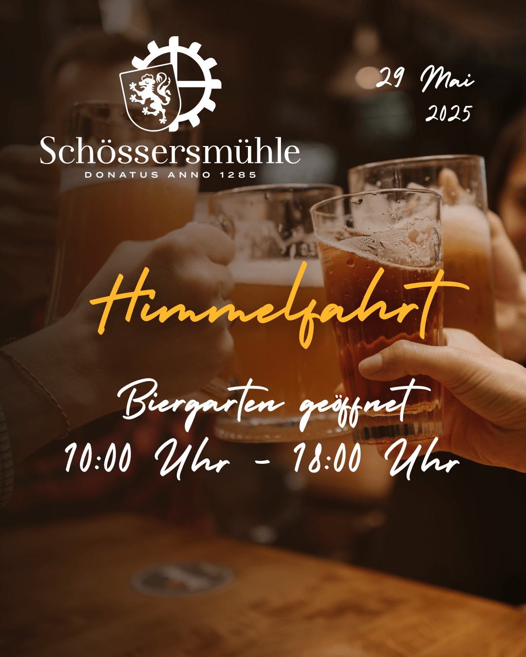 Himmelfahrt in der Schössersmühle